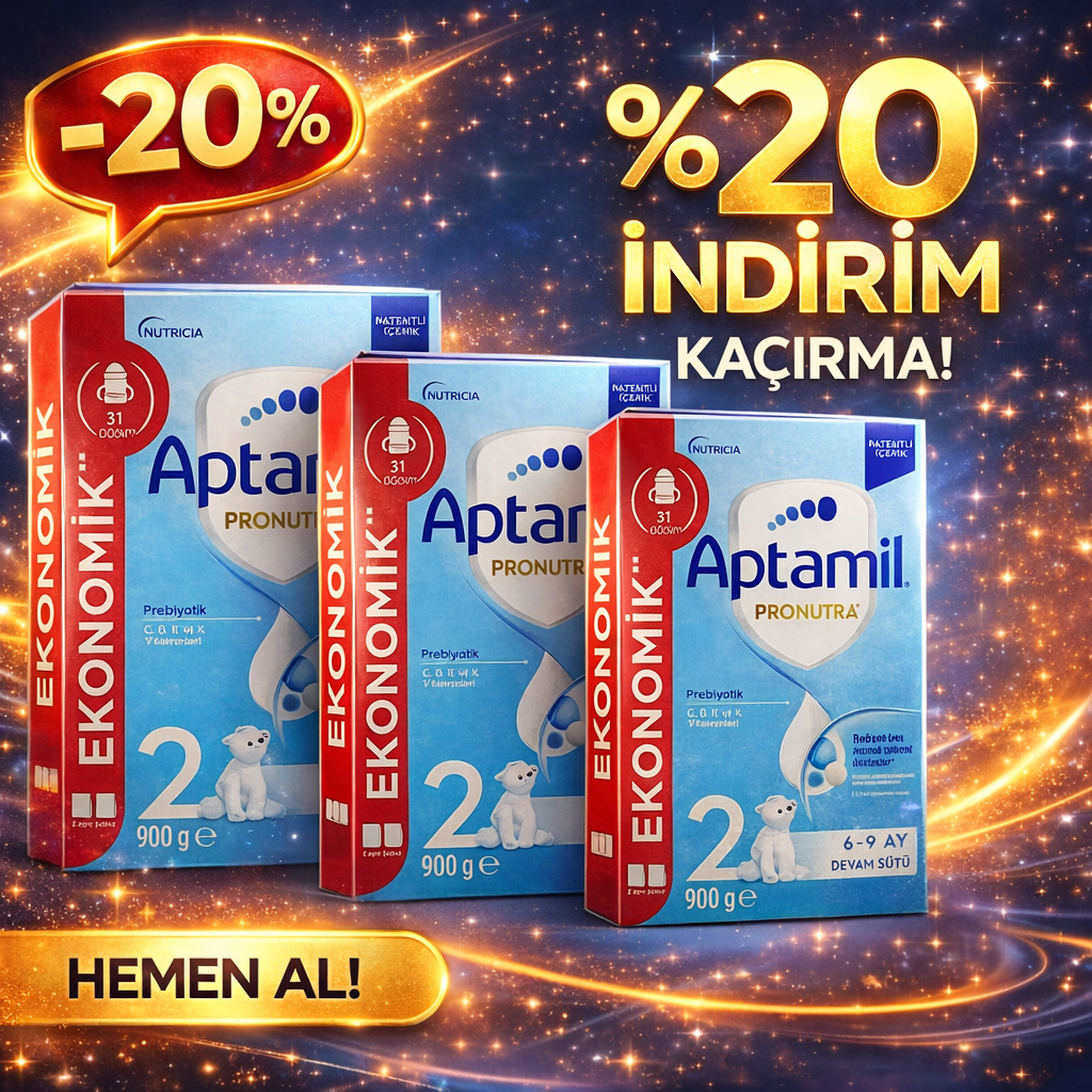 Aptamil 2 Devam Sütü 900 gr 3 Adet