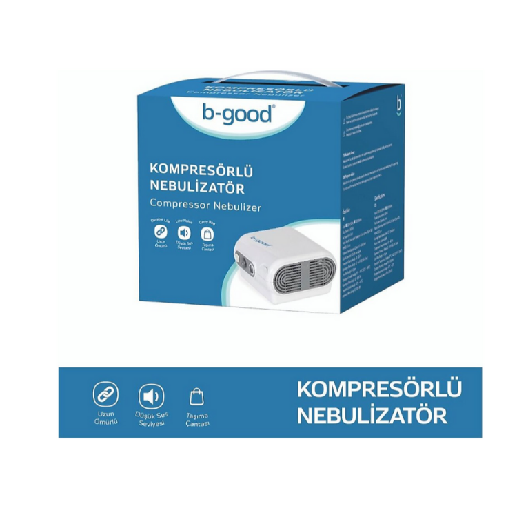 B-Good Kompresörlü Nebulizatör Cihazı (Çantalı)