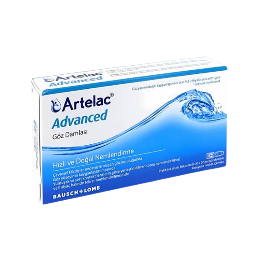 Bausch & Lomb Artelac Advanced Göz Damlası 0,5 ml x 30 Adet