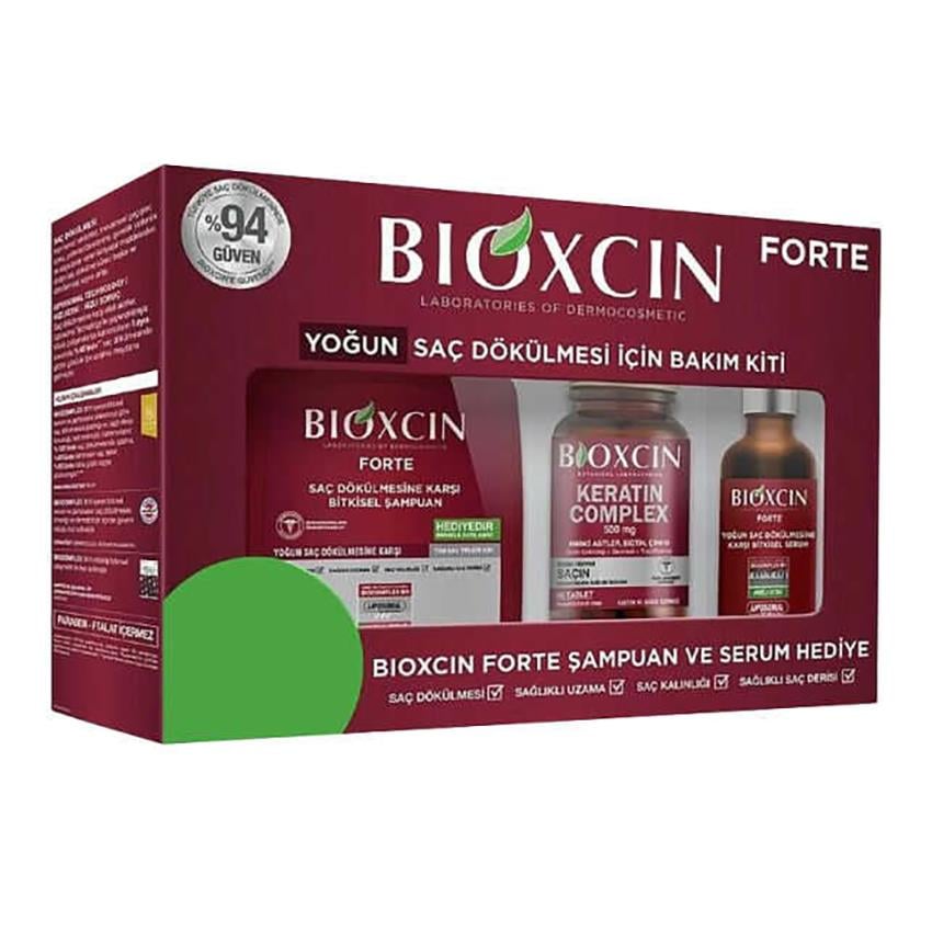 Bioxcin Forte Yoğun Saç Dökülmesi İçin Bakım Kiti
