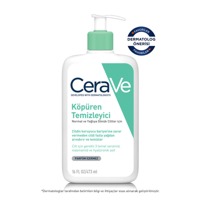 CeraVe Foaming Cleanser 473 ml Köpüren Temizleyici