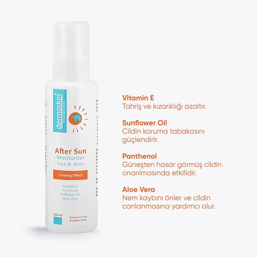 Dermoskin Aile Boyu Güneş Koruyucu Sprey Spf50 200 ml After Sun 100 ml Hediye