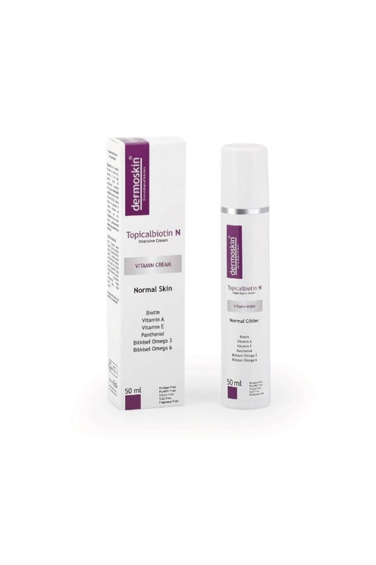 Dermoskin Dermoksin Topicalbiotin N Normal Ciltler için Bakım Kremi 50ml