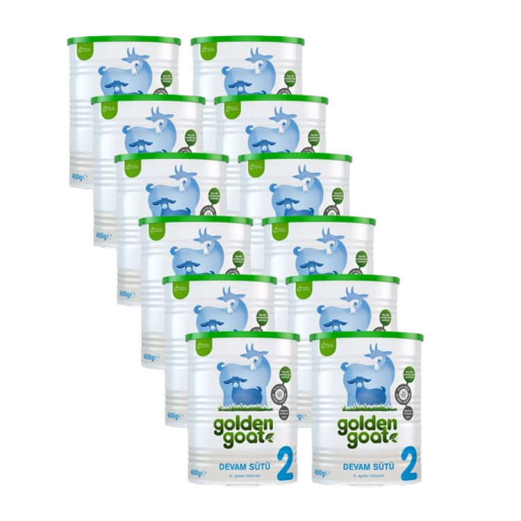 Golden Goat Keçi Devam Sütü 2 Numara 400 gr 12'li Paket