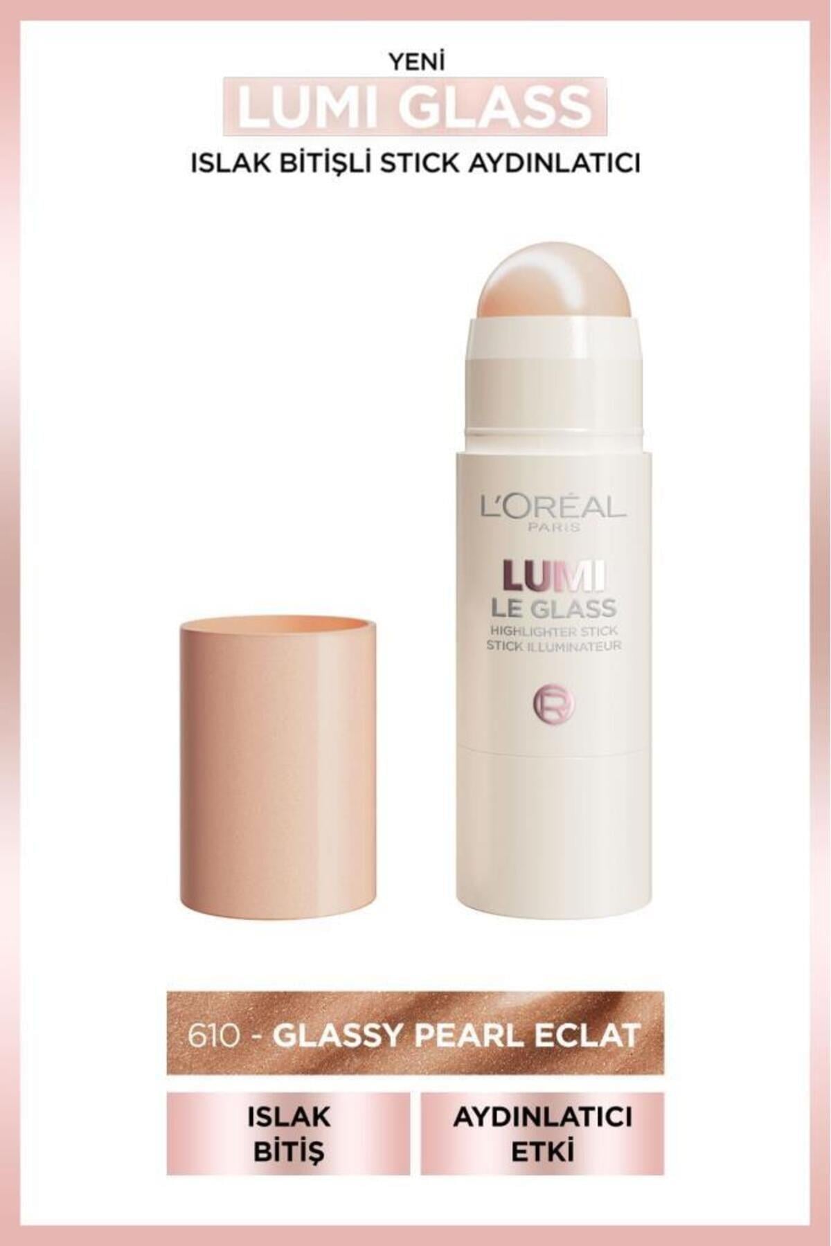 L'Oreal Paris Lumi Glass Islak Bitişli Stick Aydınlatıcı - 610 Glassy Pearl Eclat