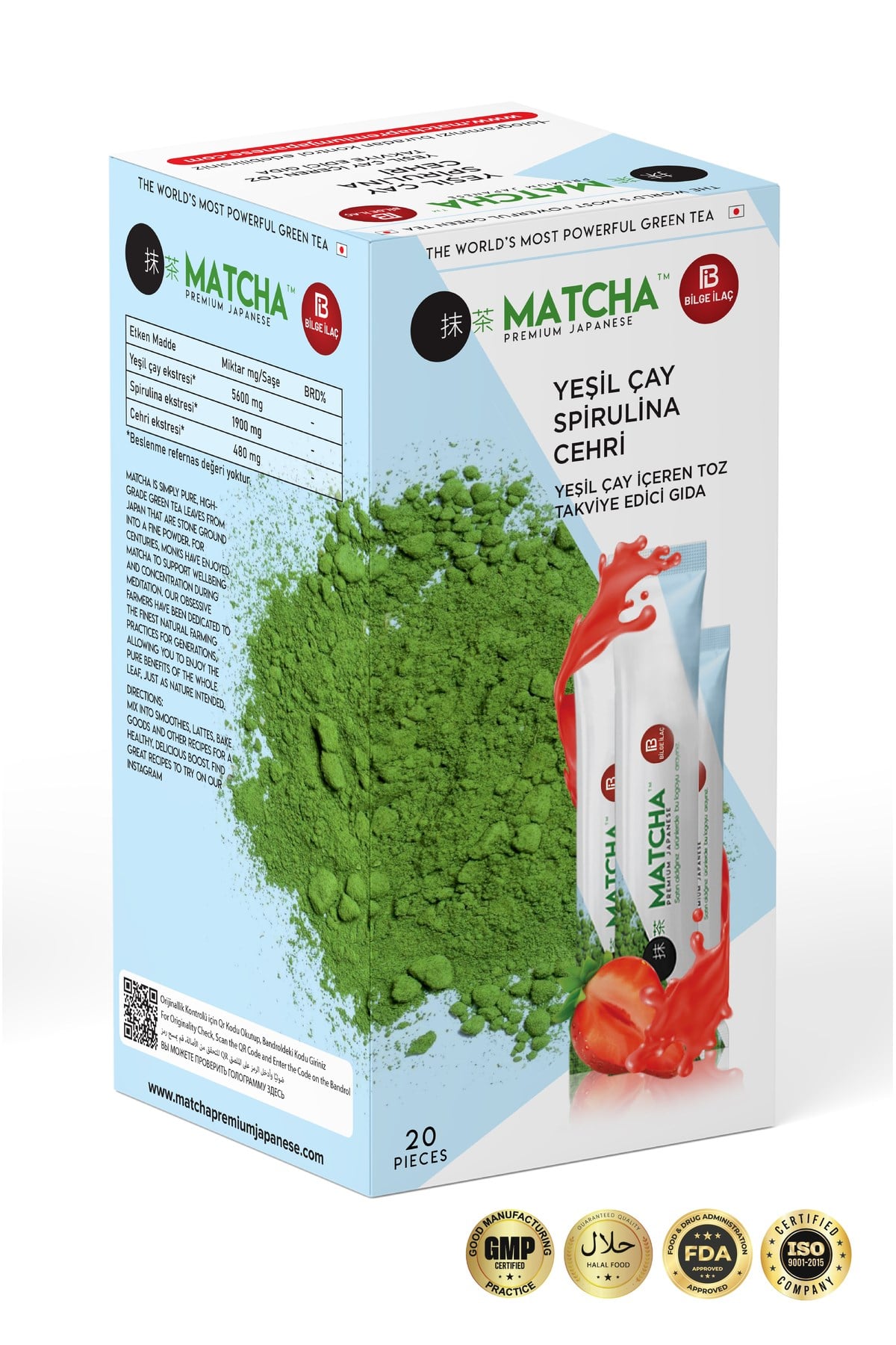 Matcha Detox Antioxidant Burner 10 gr x 20 Saşe