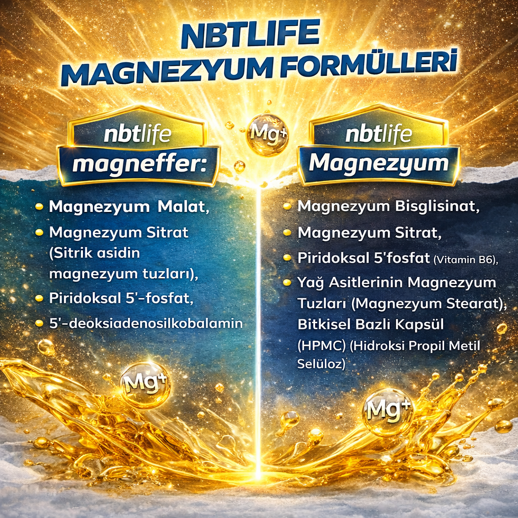 Nbt Life Time Magnezyum 60 Kapsül