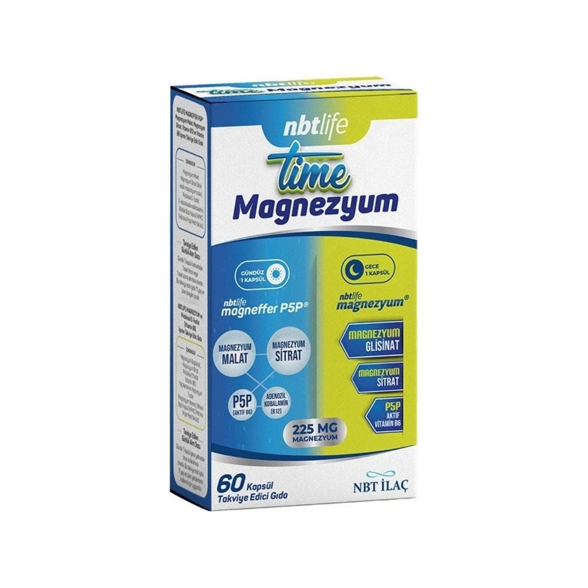Nbt Life Time Magnezyum 60 Kapsül