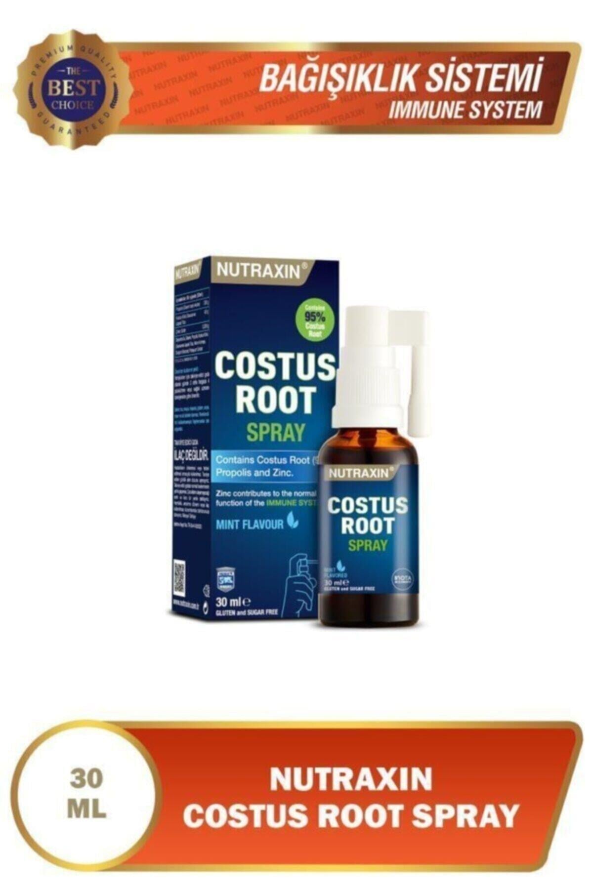 Nutraxin Costus Root Spray 30 Ml - Kusti Hindi Boğaz Spreyi