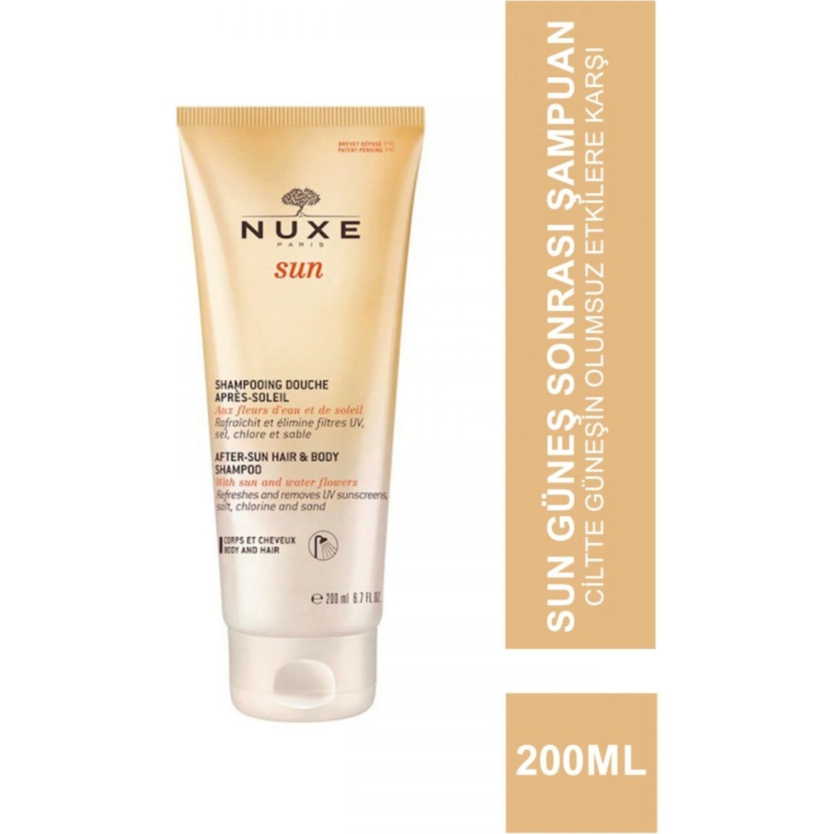 Nuxe Sun Güneş Sonrası Şampuan 200 ml