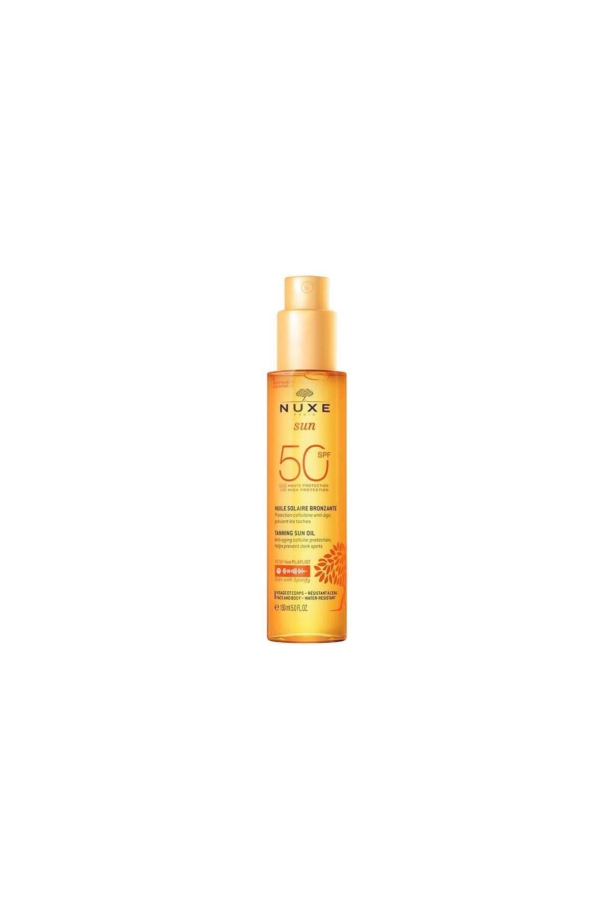 Nuxe Sun Huile Solaire Bronzlaştırıcı Yüz ve Vücut Yağı SPF50 150 ml