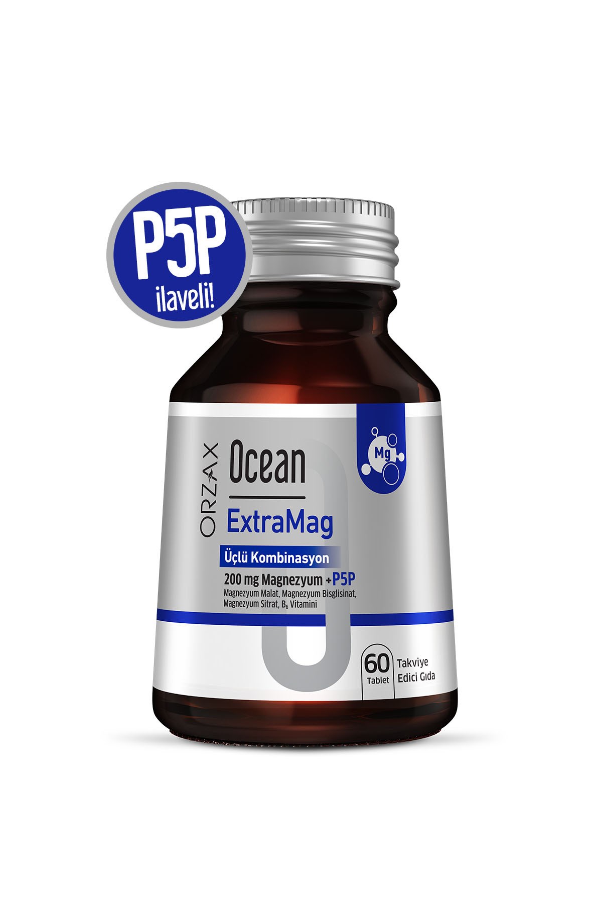 Ocean Extramag Magnezyum Taurat + P5P 60 Tablet