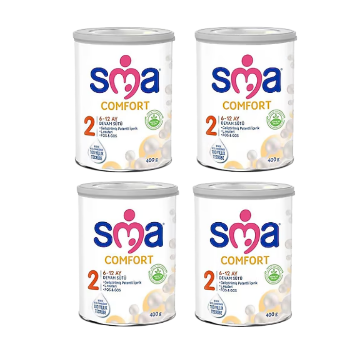 SMA Comfort 2 Devam Sütü 400 gr 4 Adet