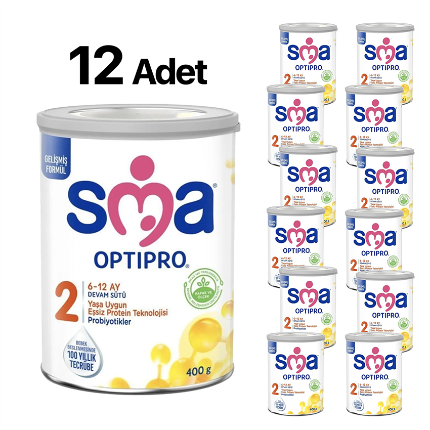 Sma Optipro 2 Devam Sütü 400 gr 12'li Paket