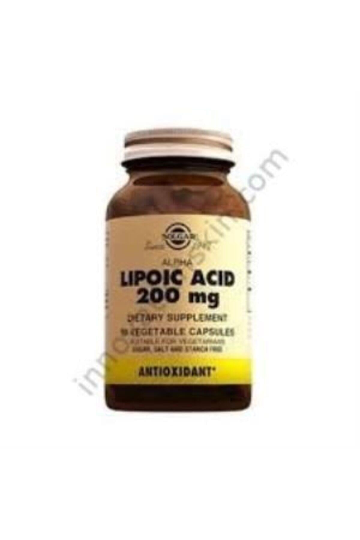 Solgar Alpha Lipo Acid 200 mg 50 Kapsül