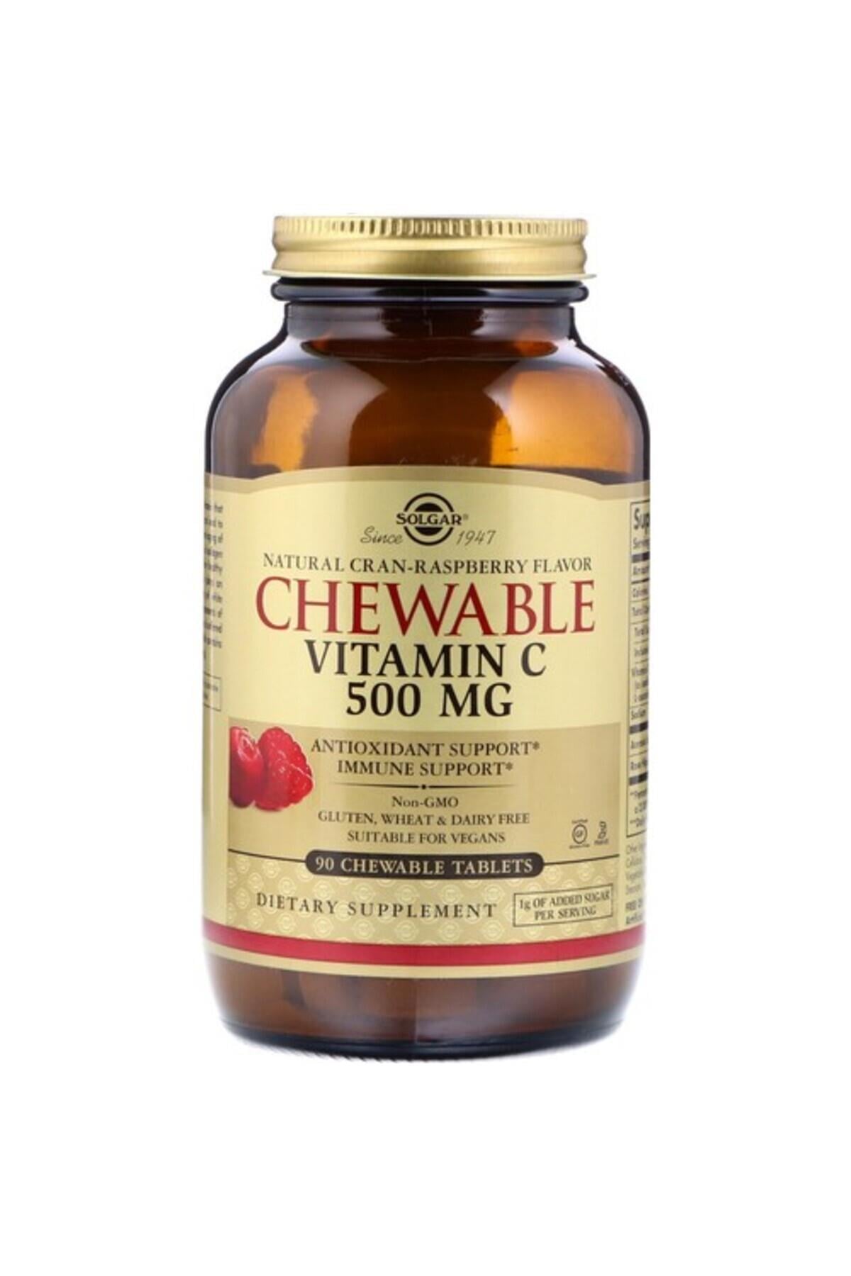 Solgar Chewable Vitamin C 500 Mg 90 Tablet
