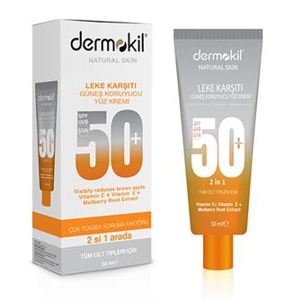 Dermokil Leke Karşıtı Güneş Koruyucu Yüz Kremi 50 ml