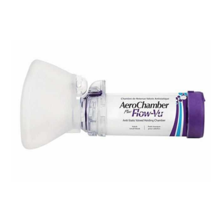 AeroChamber Plus Flow - Vu Adult Small Mask Mor