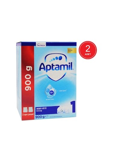 Aptamil 1 Bebek Sütü 900 gr 2 Adet