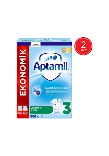 Aptamil 3 Devam Sütü 900 G 2 Adet