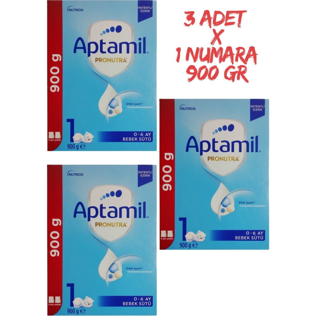 Aptamil Pronutra 1 Devam Sütü 900 gr 0-6 Ay