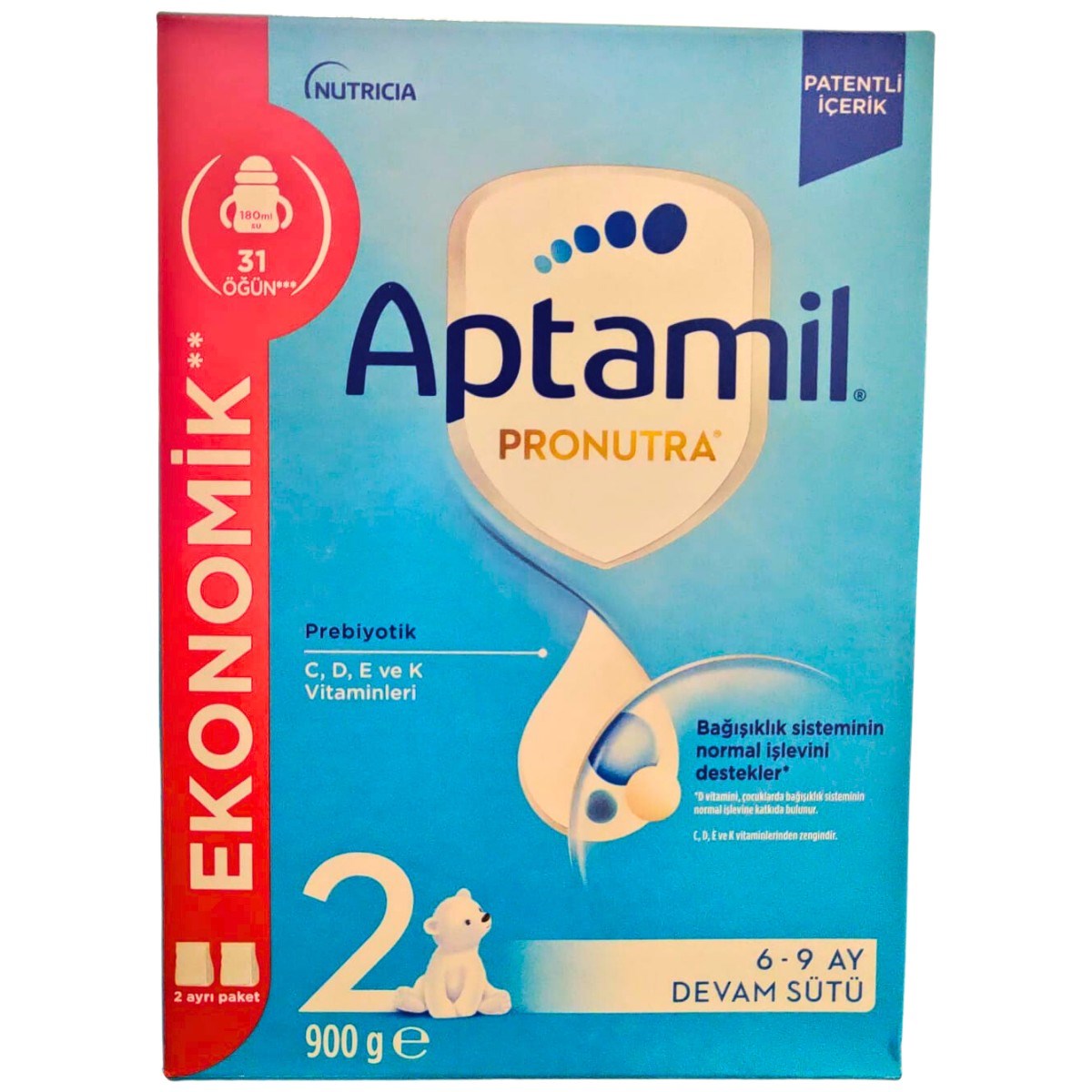 Aptamil Pronutra 2 Devam Sütü 900 gr - Ekonomik Paket
