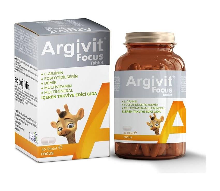 Argivit Focus Takviye Edici Gıda 30 Tablet