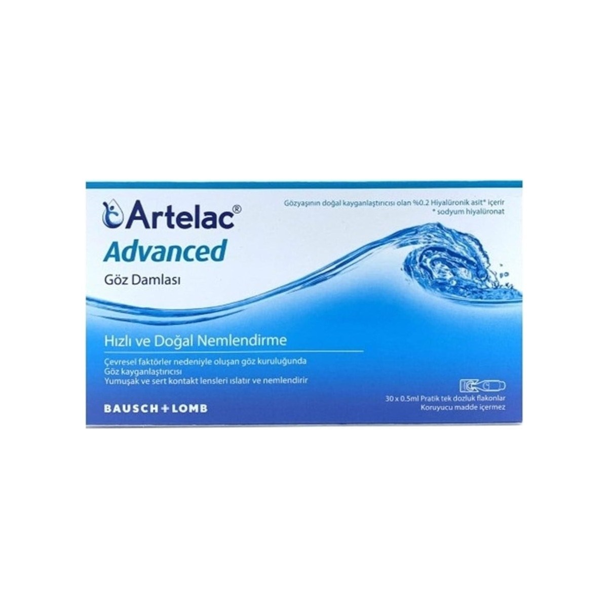 Artelac Advanced Göz Damlası 30 Flakon 0,5 ml
