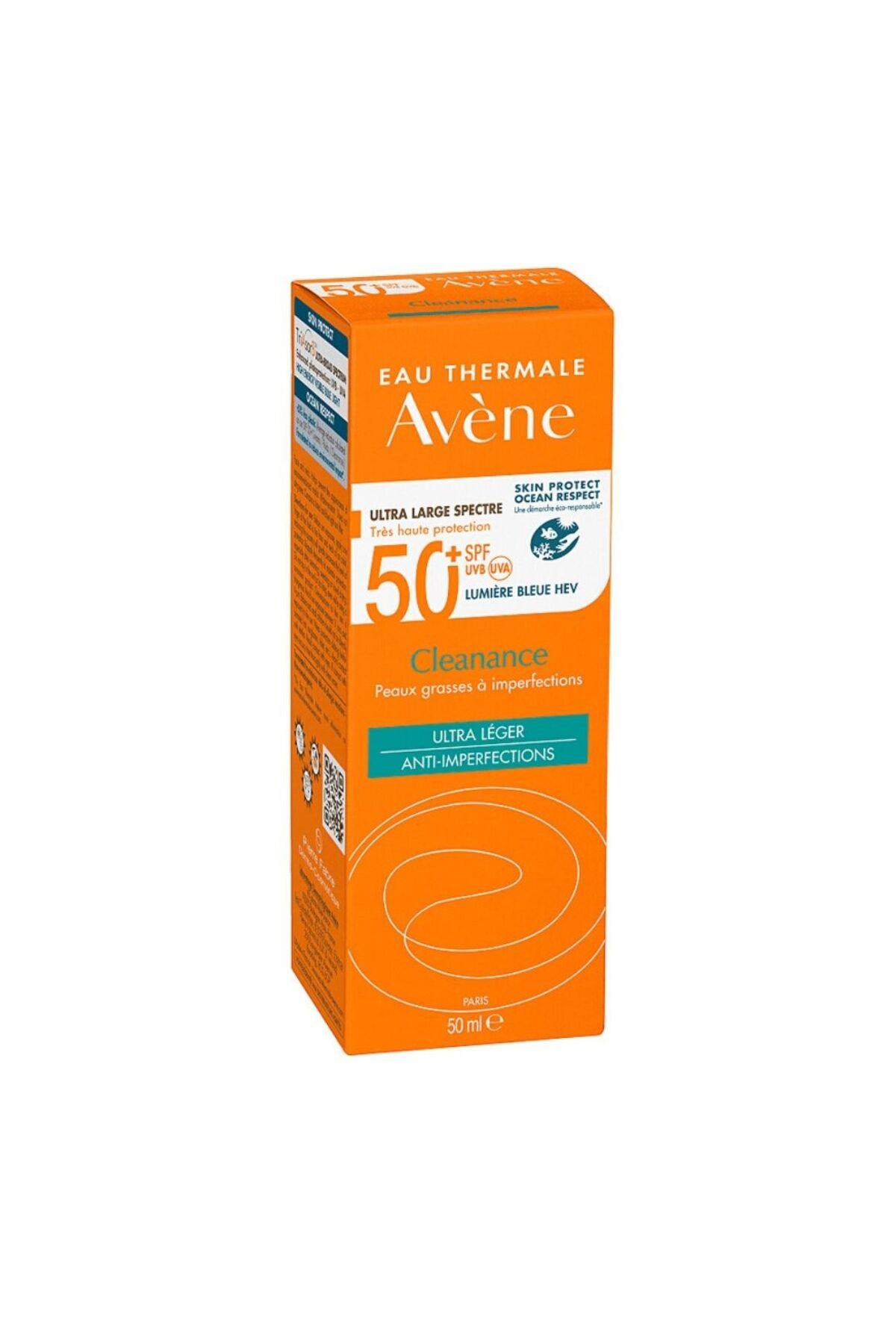 Avene Cleanance Yağlı Ve Akneye Eğilimli Ciltler Için Ultra Hafif Güneş Koruyucu Spf 50 50 ml