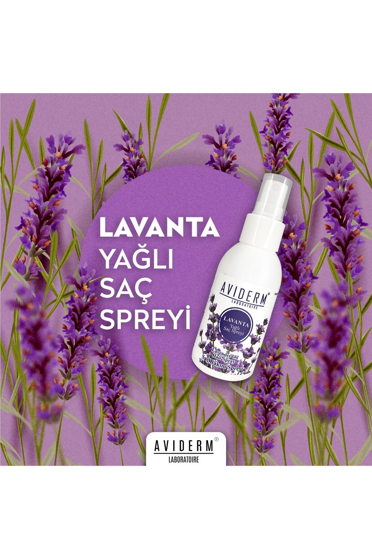Aviderm Lavanta Yağlı Bit Kovucu Saç Spreyi 100 ml