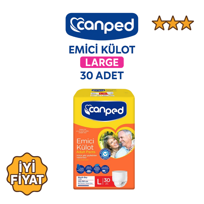 Canped Emici Kulot Large 30 Adet