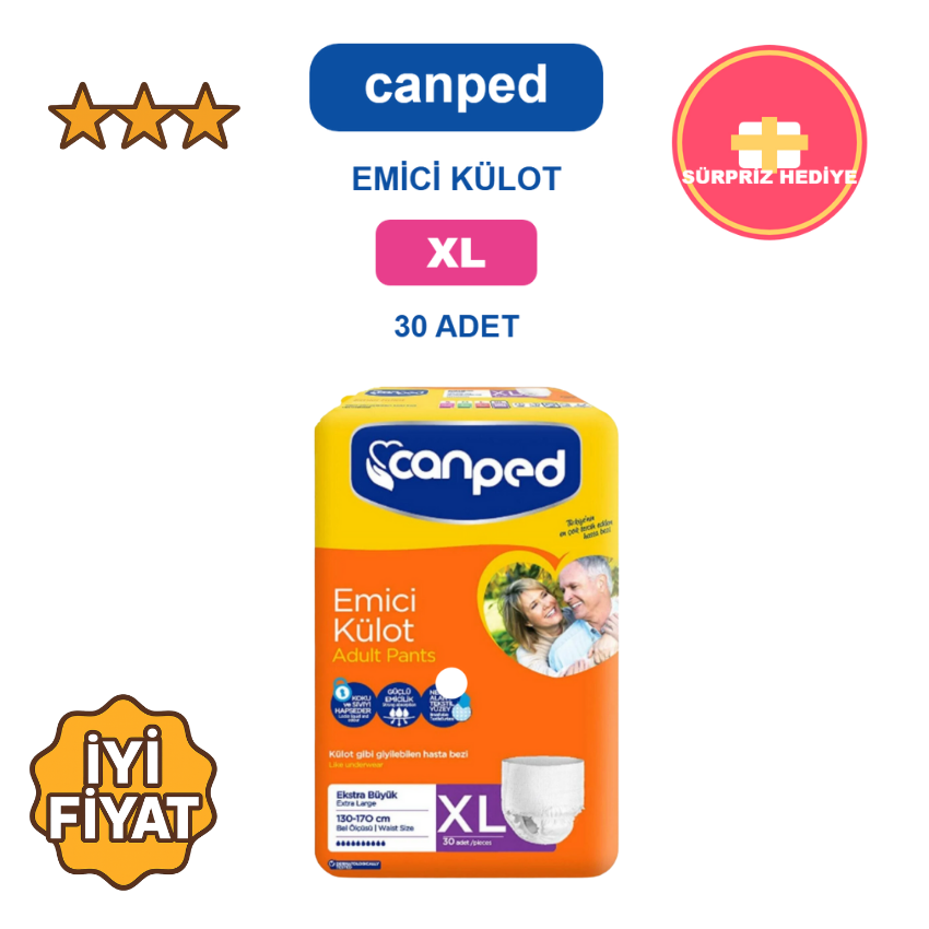 Canped Emici Külot XL 30 Adet