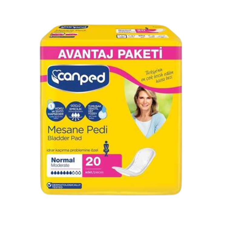 Canped Mesane Pedi Orta Boy Normal 20'li
