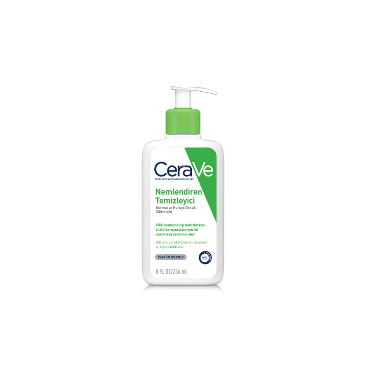 CeraVe Normal Ve Kuru Ciltler İçin Nemlendiren Temizleyici 236 ml