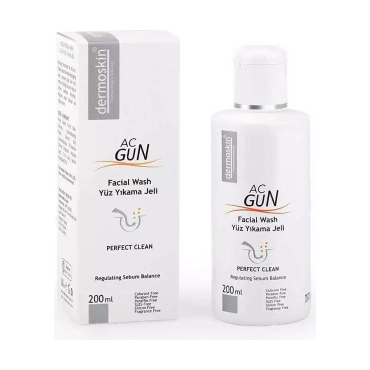 Dermoskin Acnegun Yüz Yıkama Jeli 200 ml