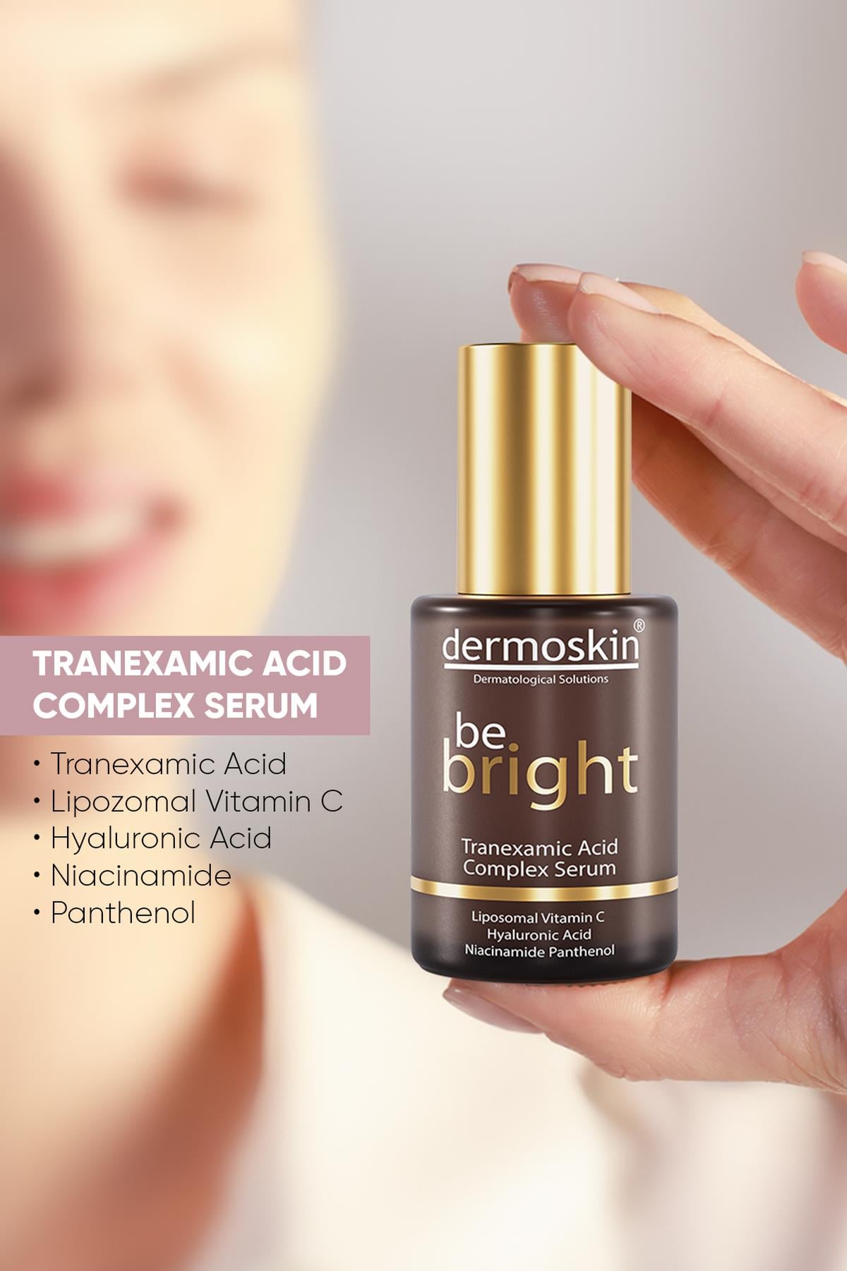 Dermoskin Be Bright Tranexamic Acid Complex Serum 30 Ml