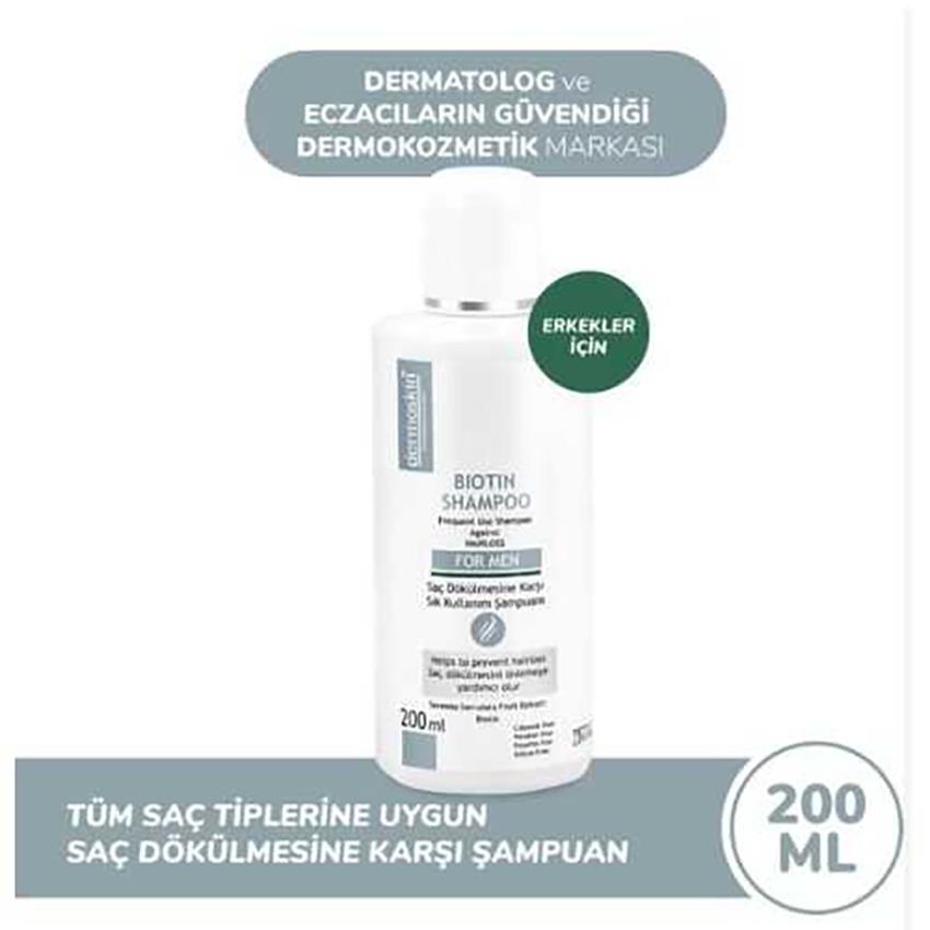 Dermoskin Biotin Shampoo Erkeklere Özel 200 ml
