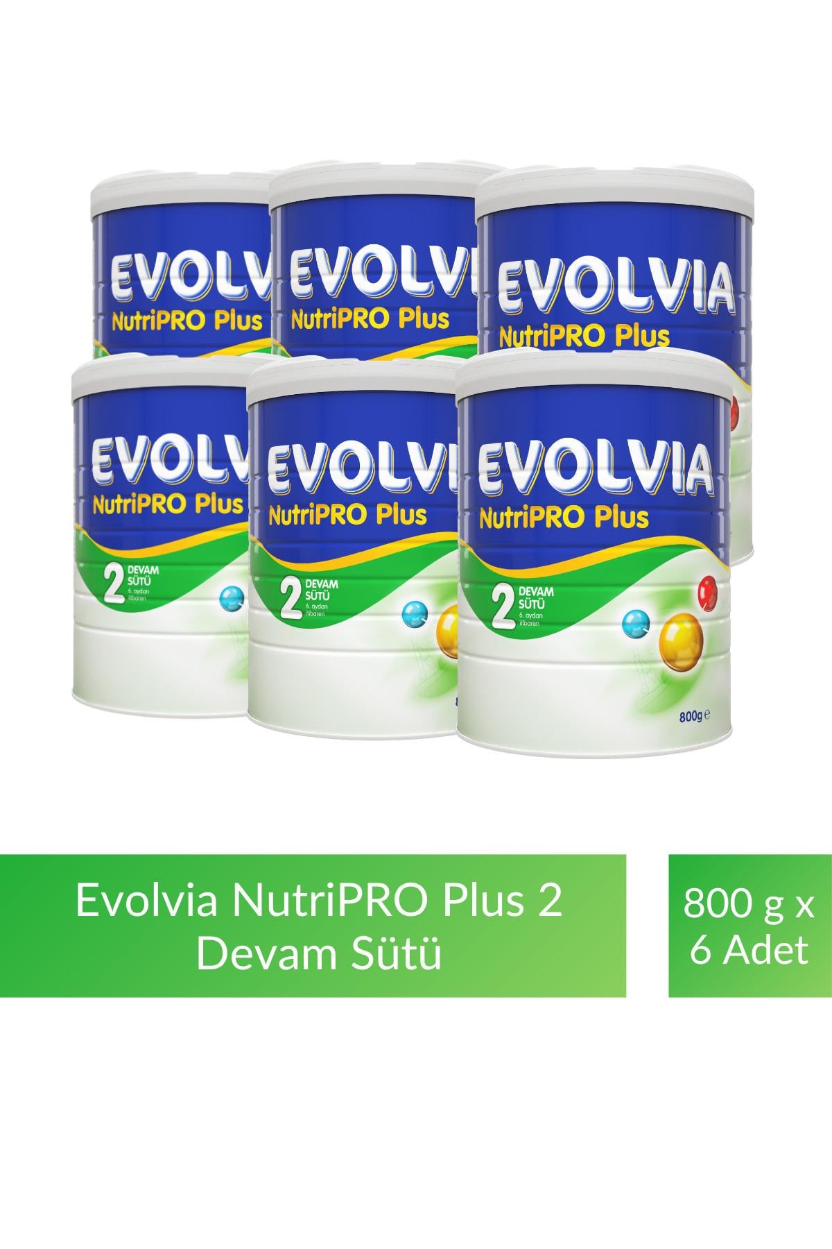 Evolvia NutriPRO Plus 2 800 gr Devam Sütü 6 Adet