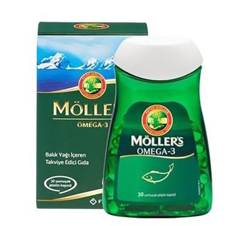Möllers Omega-3 Takviye Edici Gıda 30 Yumuşak Kapsül