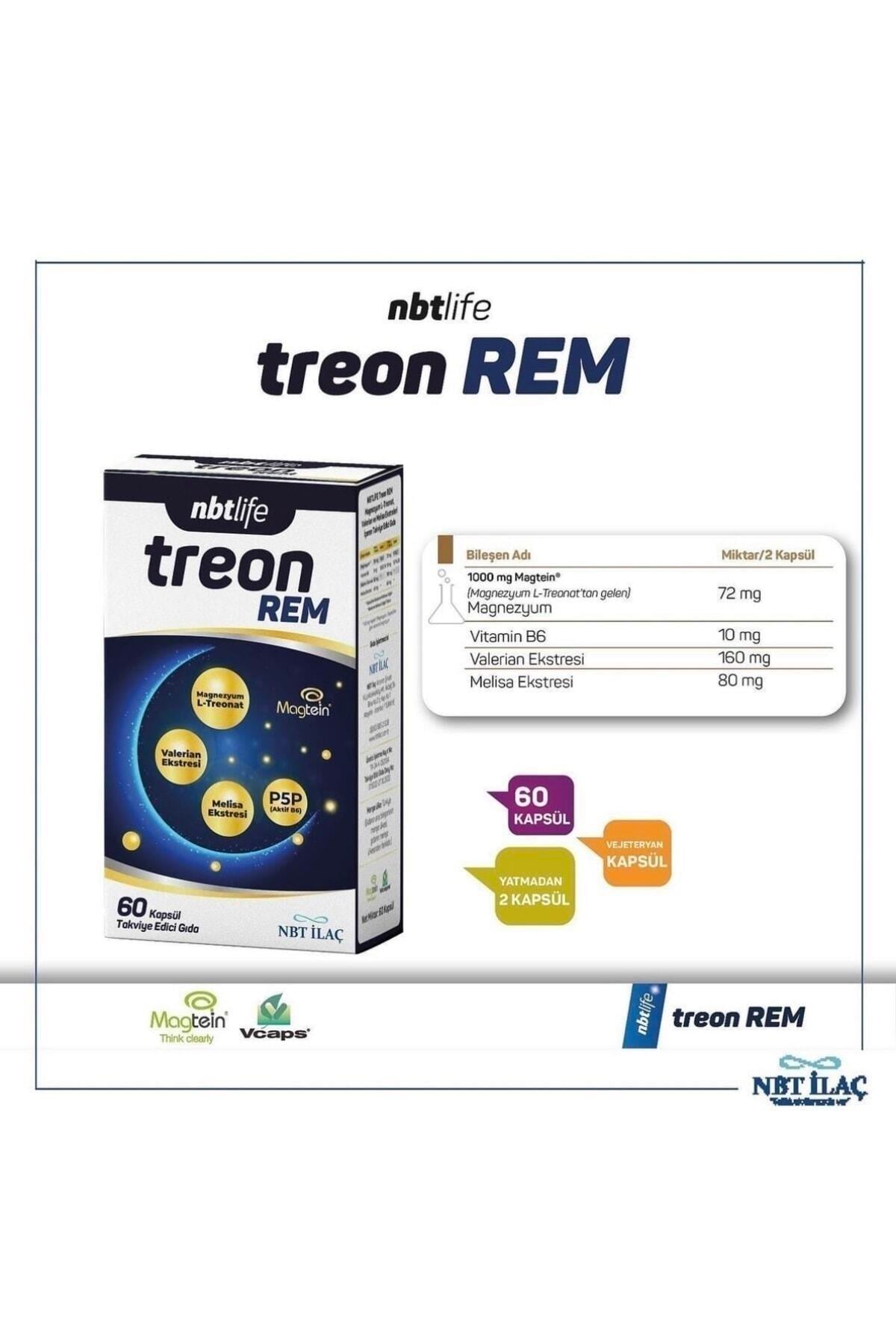 NBT Lıfe Treon Rem 60 Kapsül