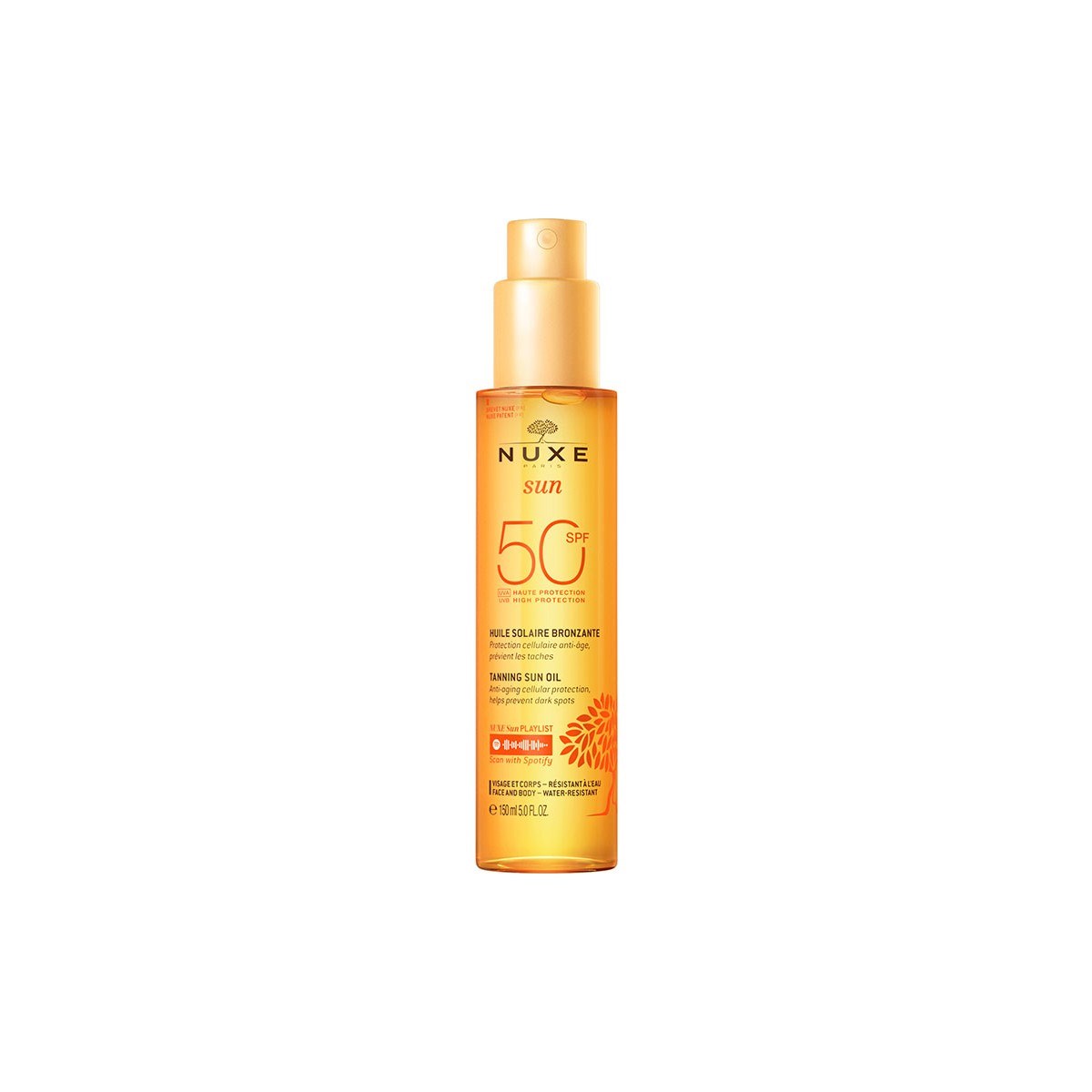 Nuxe Huile Solaire Bronzlaştırıcı Yüz ve Vücut Yağı SPF50 150 ml