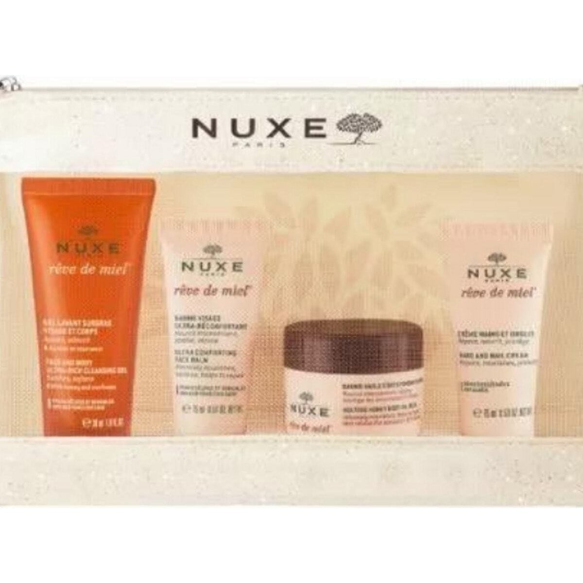 Nuxe Reve De Miel Seyahat Seti - Jel 30 ml + Balsam 15 ml + Krem 30 ml + El Kremi 15 ml