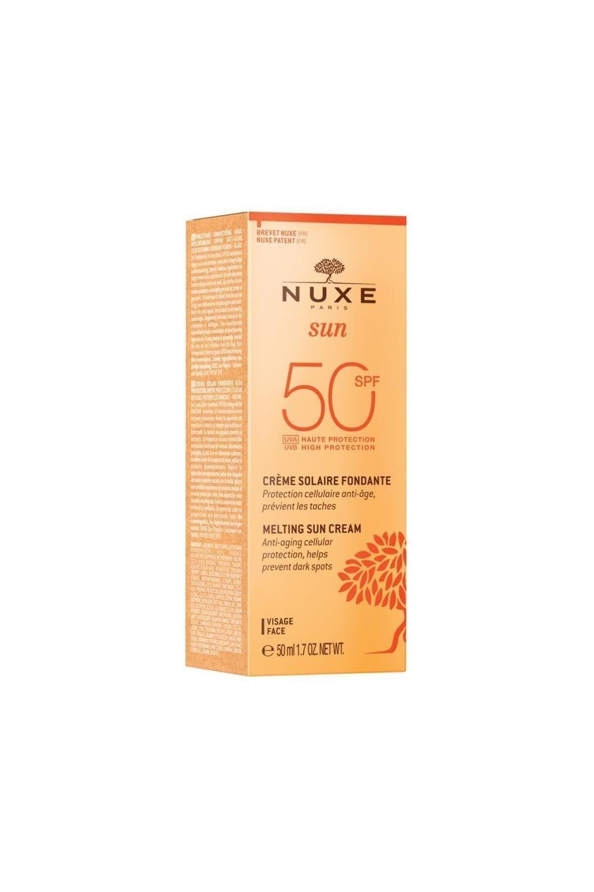 Nuxe Sun Creme Fondante Visage Haute Protection Spf50 50 ml