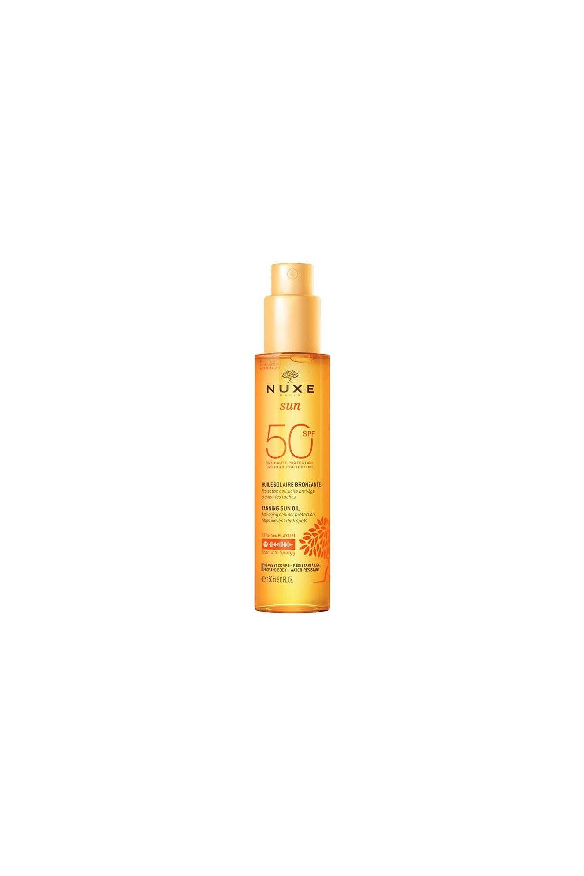 Nuxe Sun Huile Solaire Bronzlaştırıcı Yüz ve Vücut Yağı SPF50 150 ml