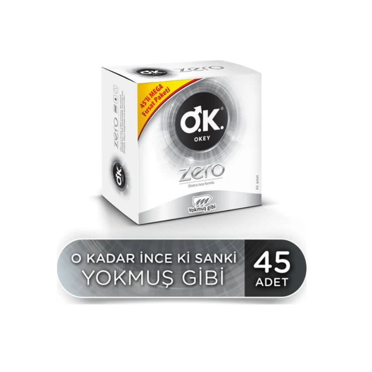 Okey Zero 45'li Prezervatif Avantaj Paketi