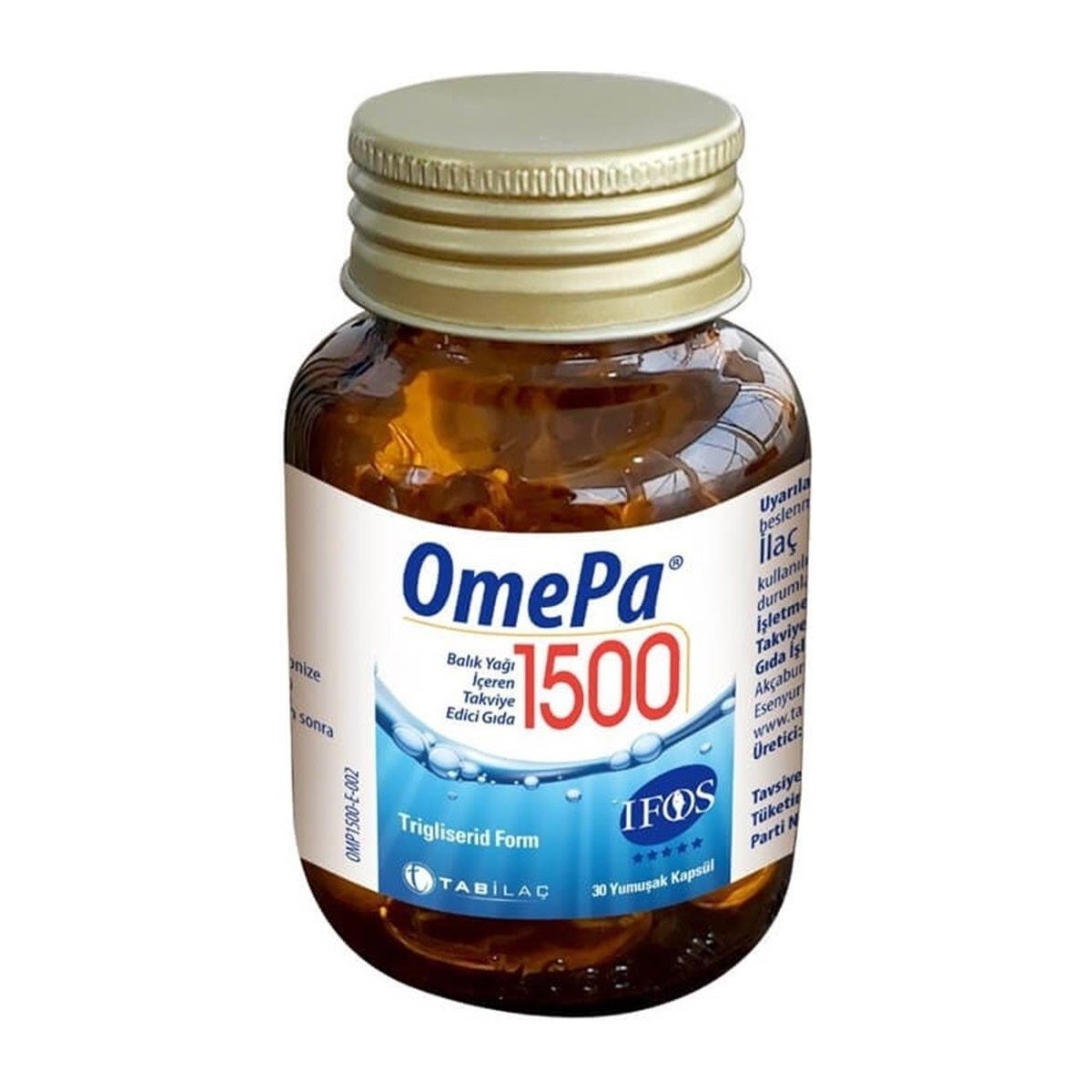 Omepa Balık Yağı 1500 mg 30 Yumuşak Kapsül
