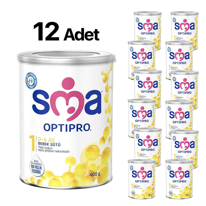 Sma Comfort 1 Bebek Sütü 400 gr  12'li Paket