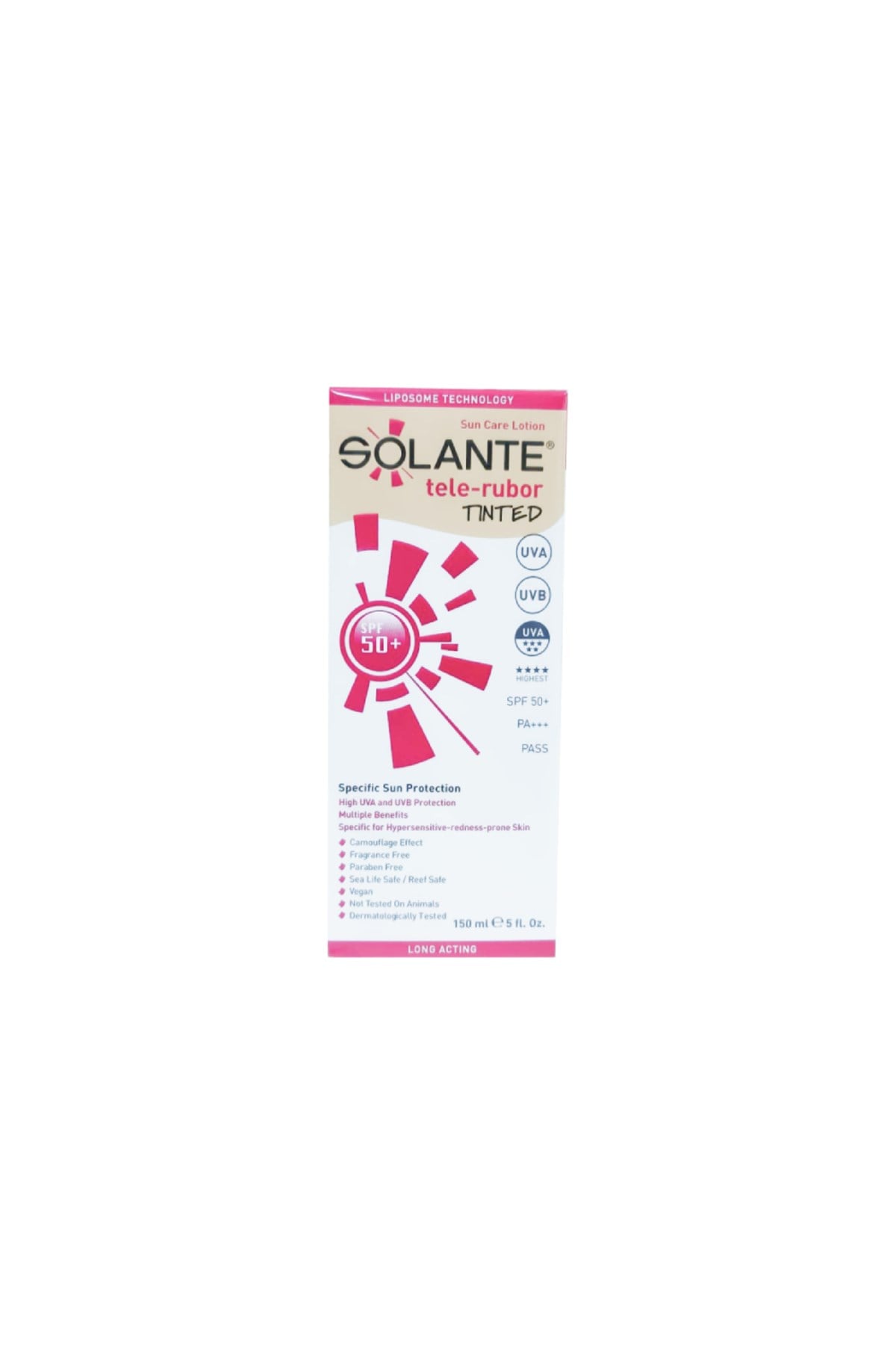Solante Tele-rubor Tinted Spf 50+ Losyon