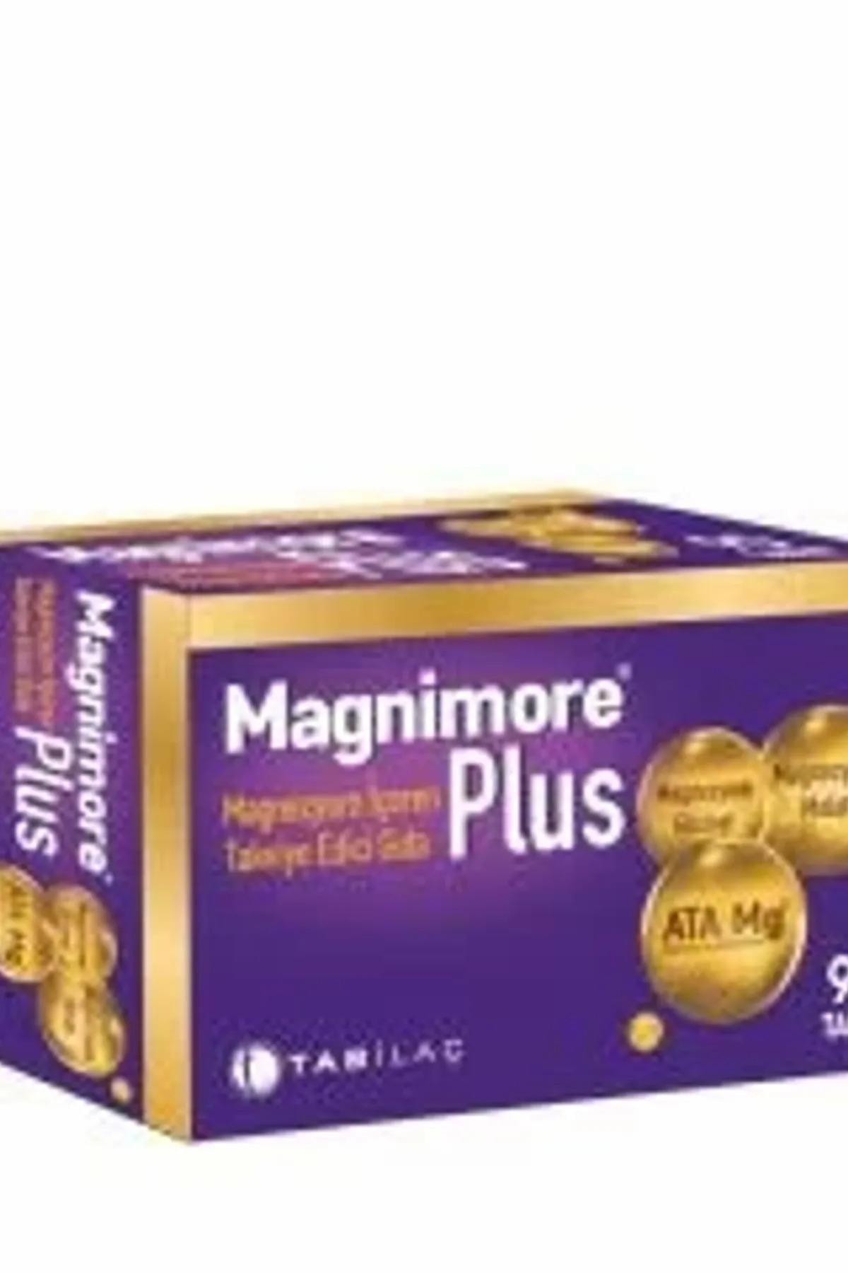 Tab İlaç Magnimore Plus Magnezyum İçeren Takviye Edici Gıda 90 Tablet