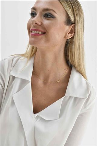 925 Ayar Gümüş Z Harfi Bayan Köprücük Kolye